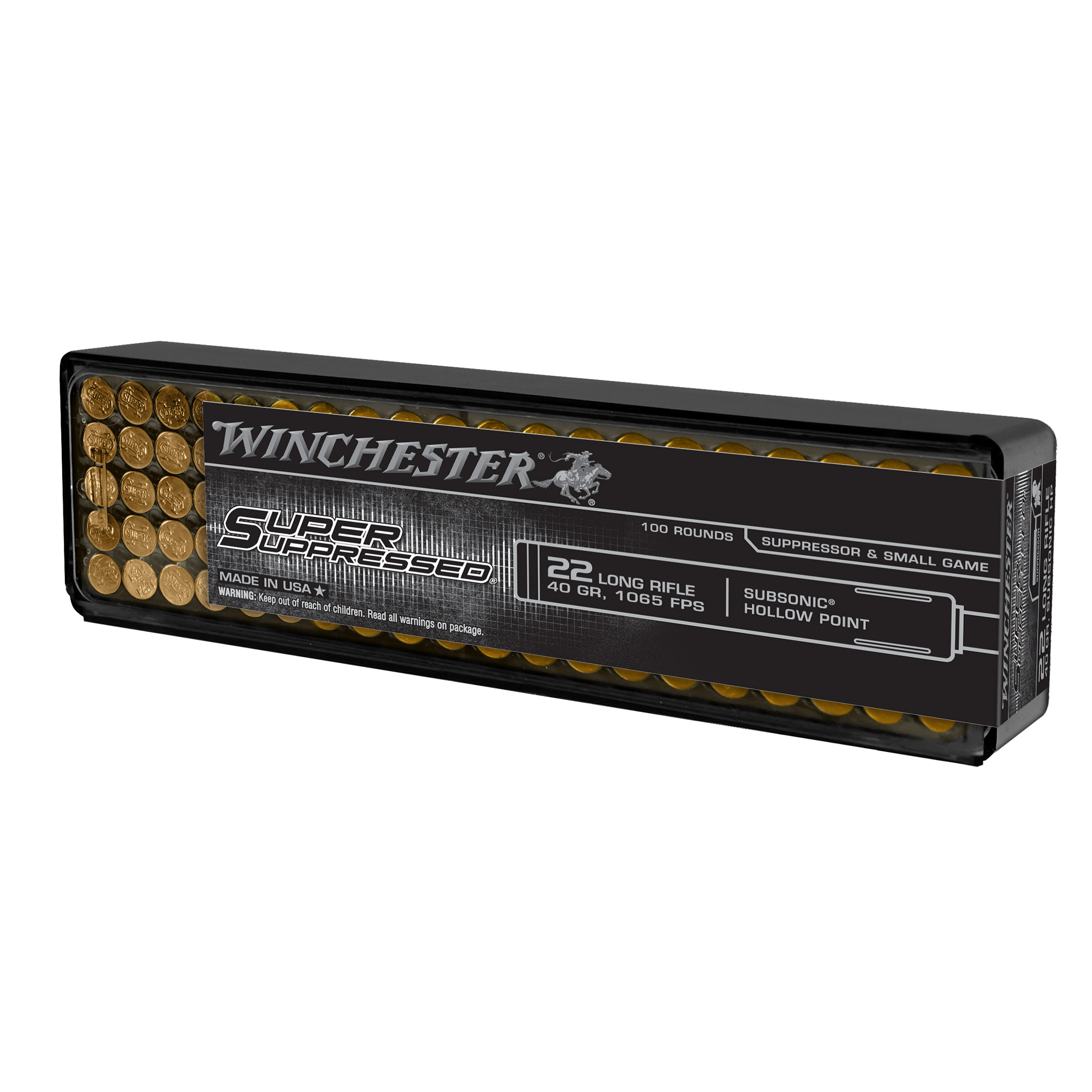 Winchester Spr Sup 22 LR 40 Grain 100/2000 bulk ammo product image