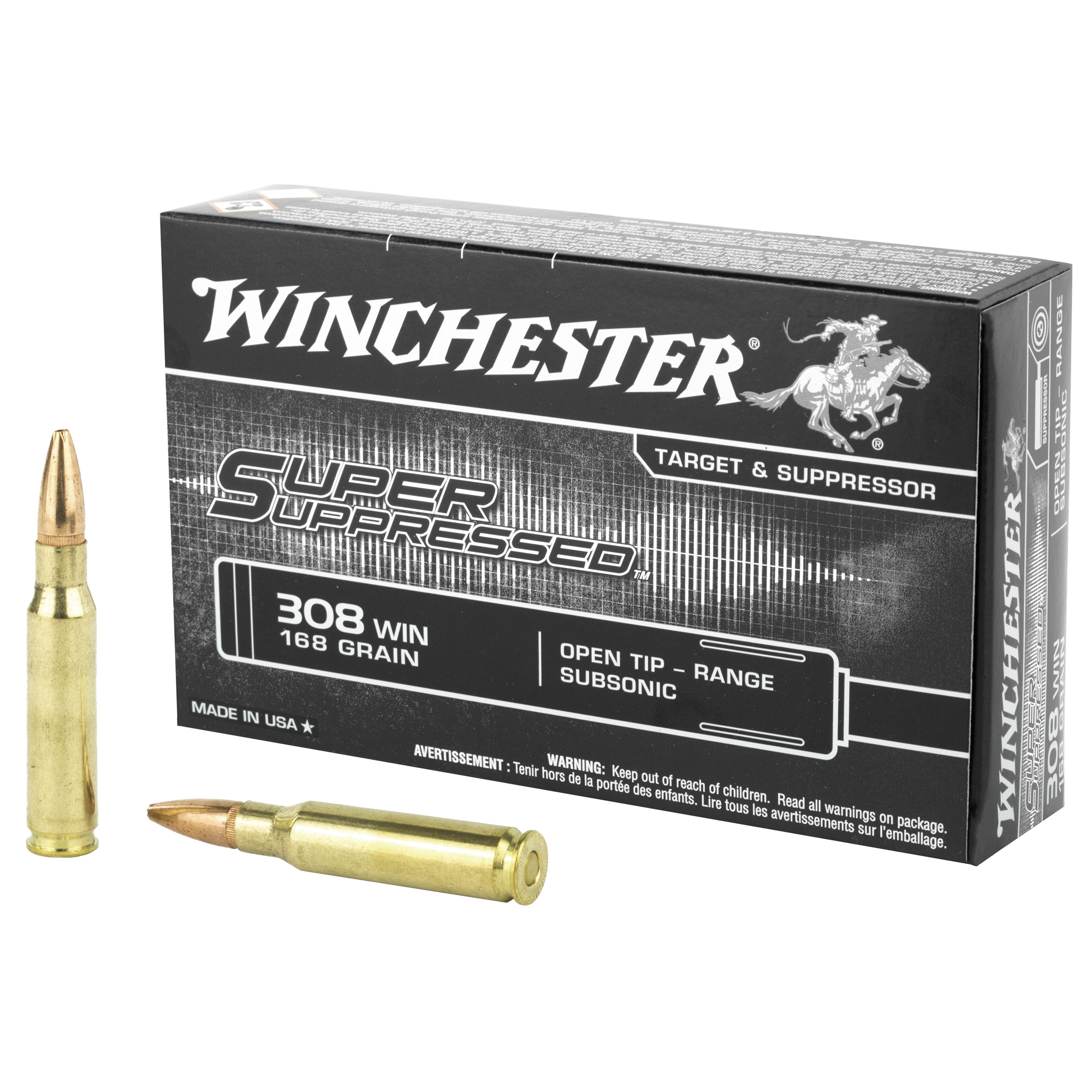 Winchester Spr Sup 308win 168 Grain Ot 20/200 bulk ammo product image