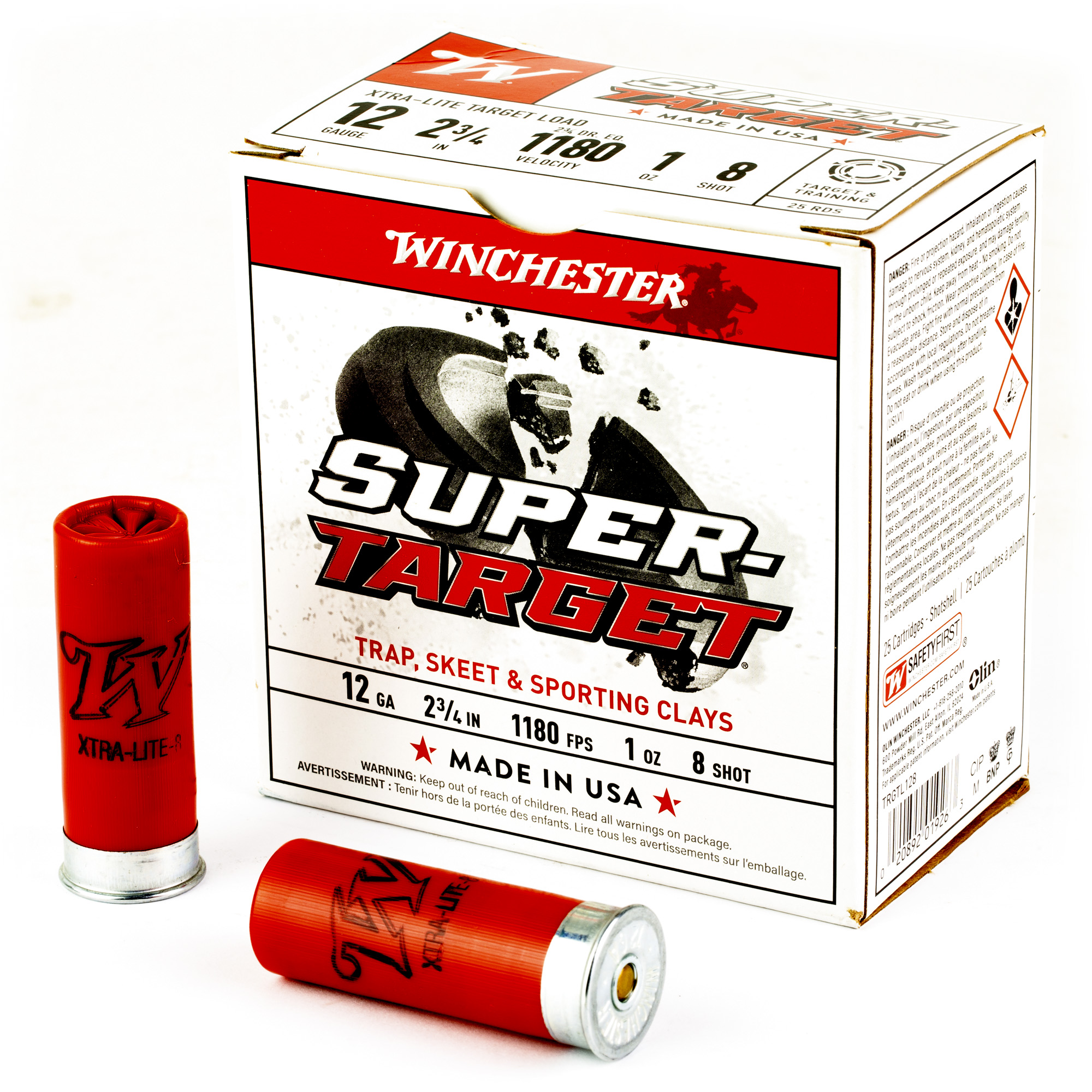 Winchester Spr-Trt 12 Gauge 2.75″ #8 25/250 bulk ammo product image