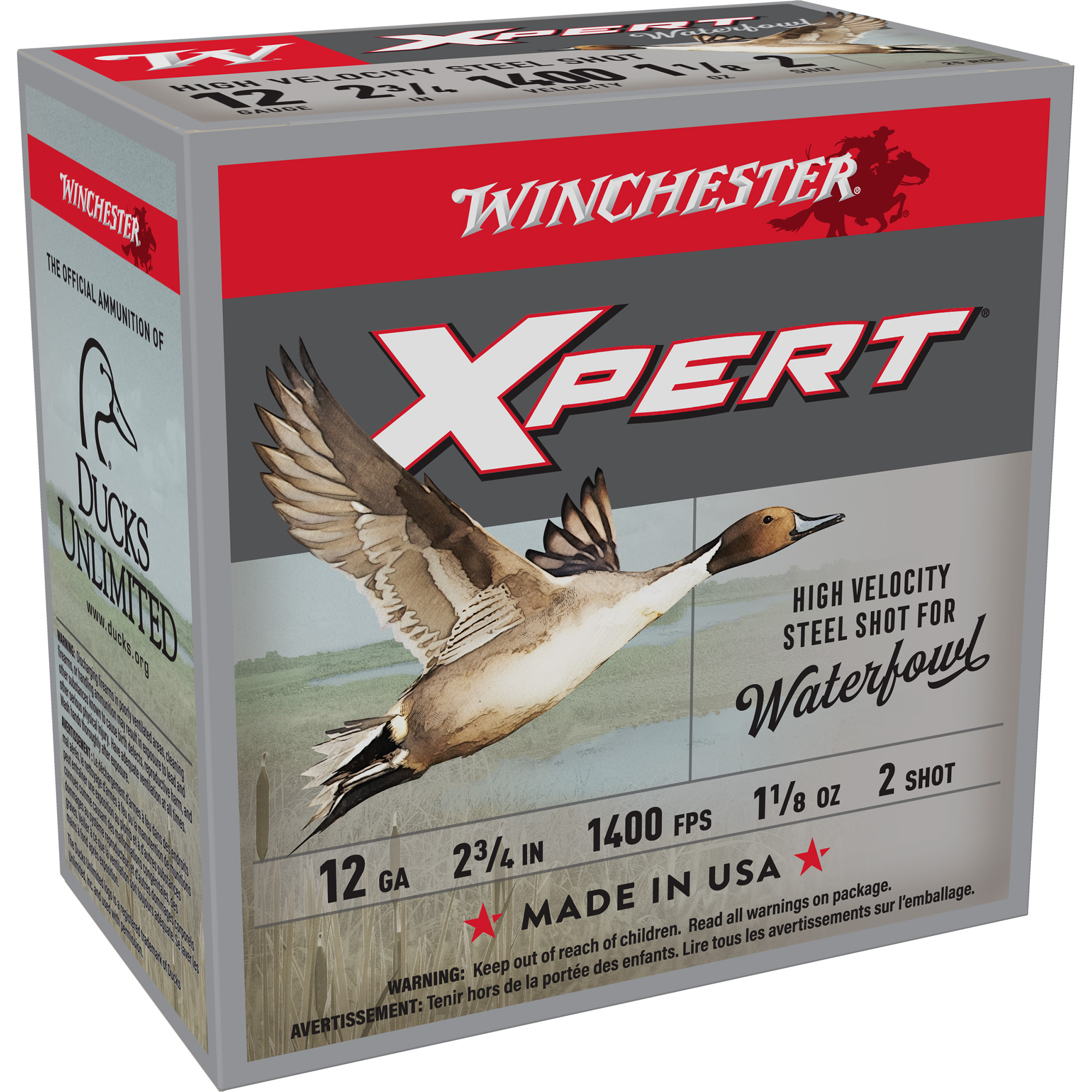 Winchester Spr-X Xt HV 12 Gauge 2.75″ #2 25/250 bulk ammo product image