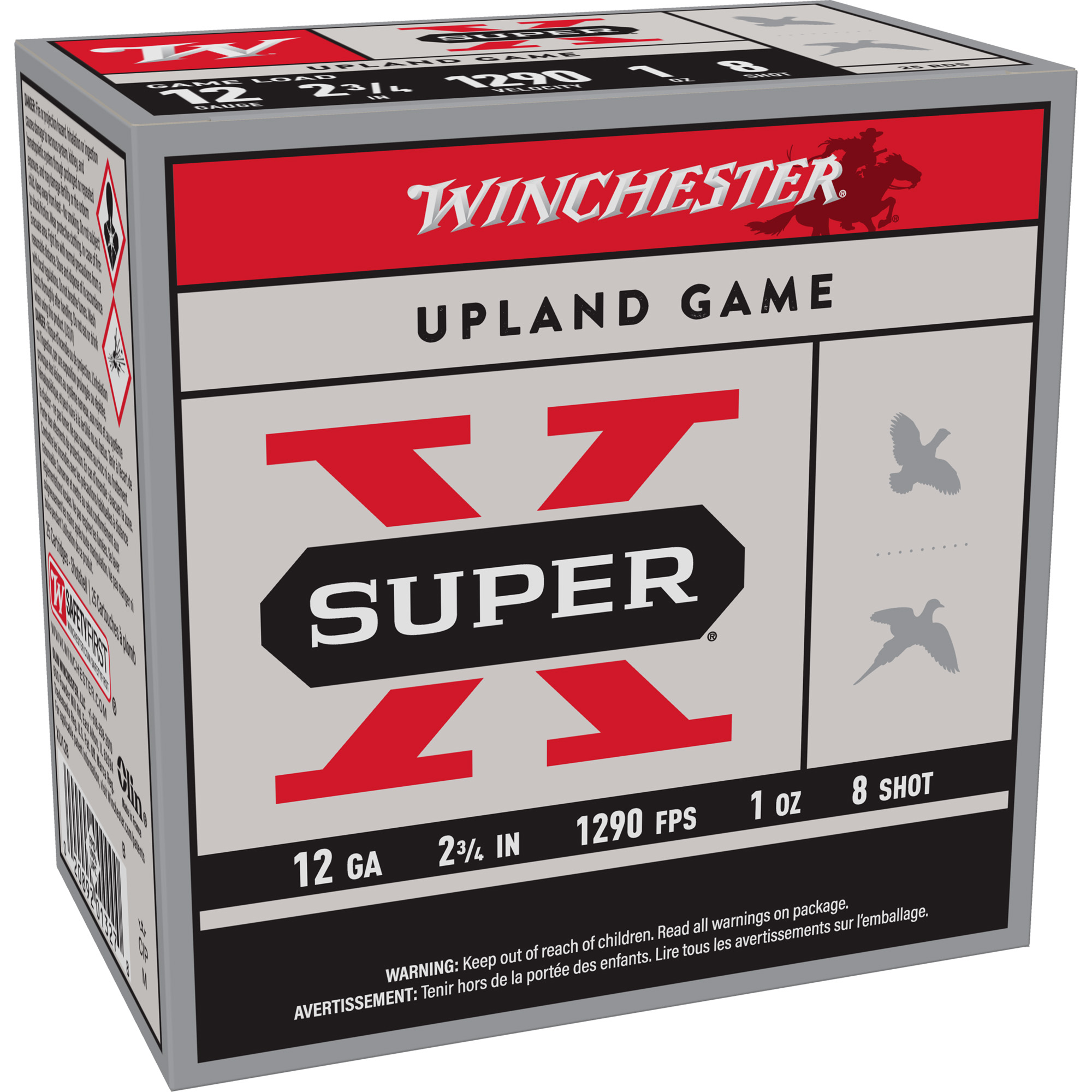 Winchester Sprx 12 Gauge 2.75″ #8 25/250 bulk ammo product image