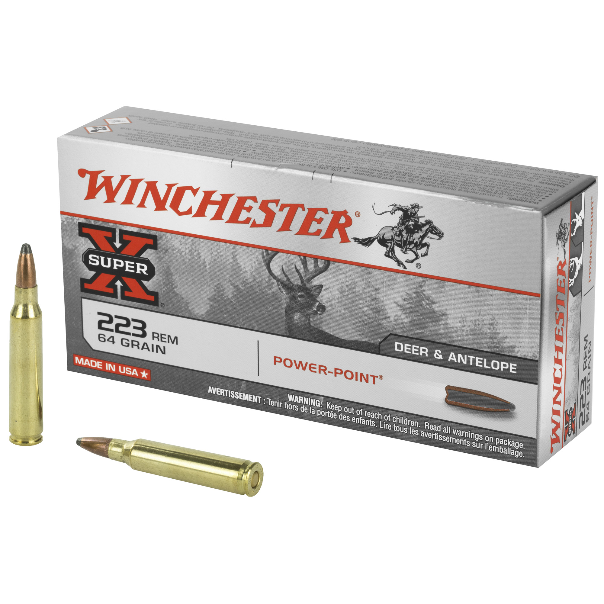 Winchester Sprx 223rem 64 Grain Pp 20/200 bulk ammo product image