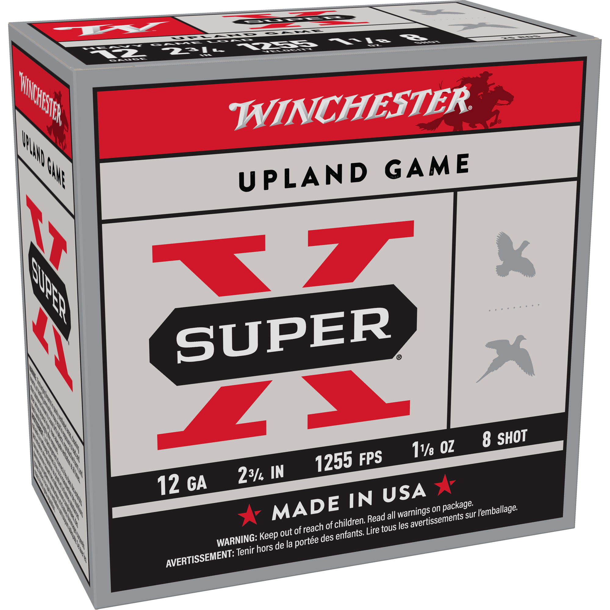 Winchester Sprx Hgl 12 Gauge 2.75″ #8 25/250 bulk ammo product image