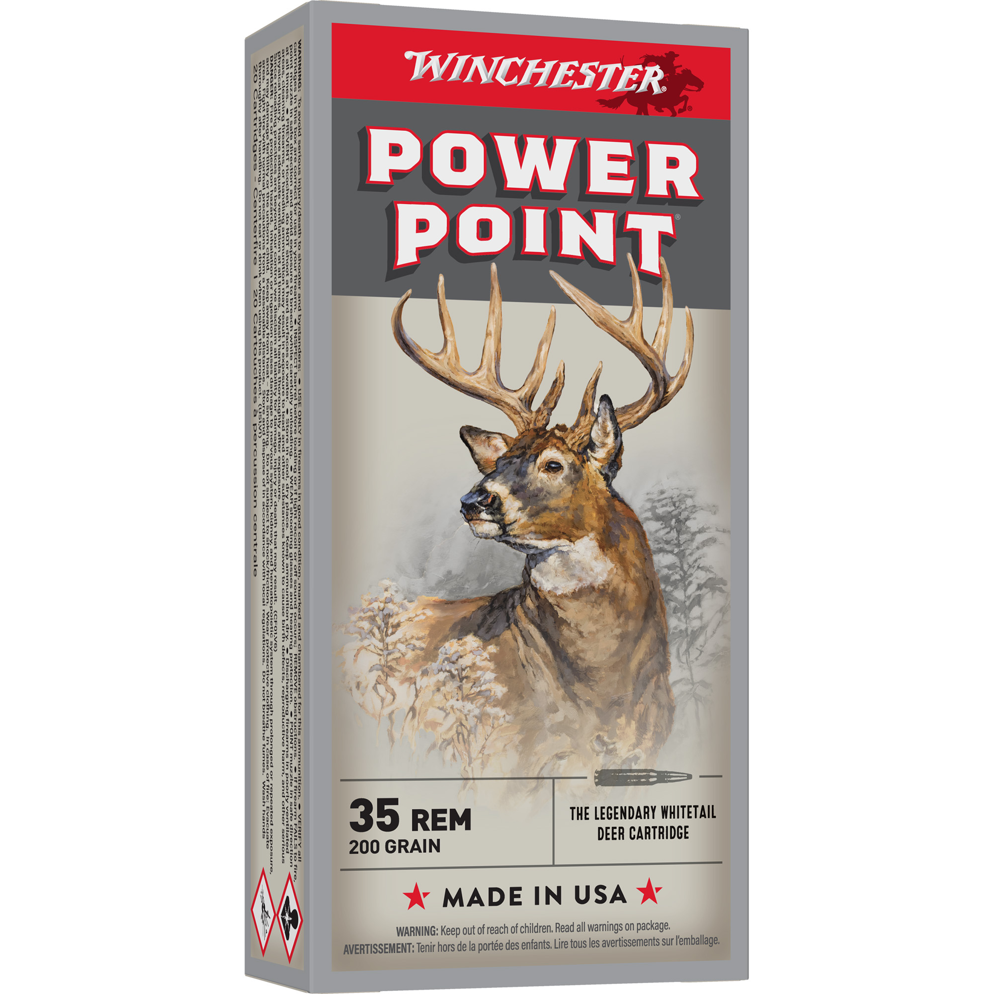 Winchester Sprx Pwr Pnt 35rem 200 Grain 20/200 bulk ammo product image
