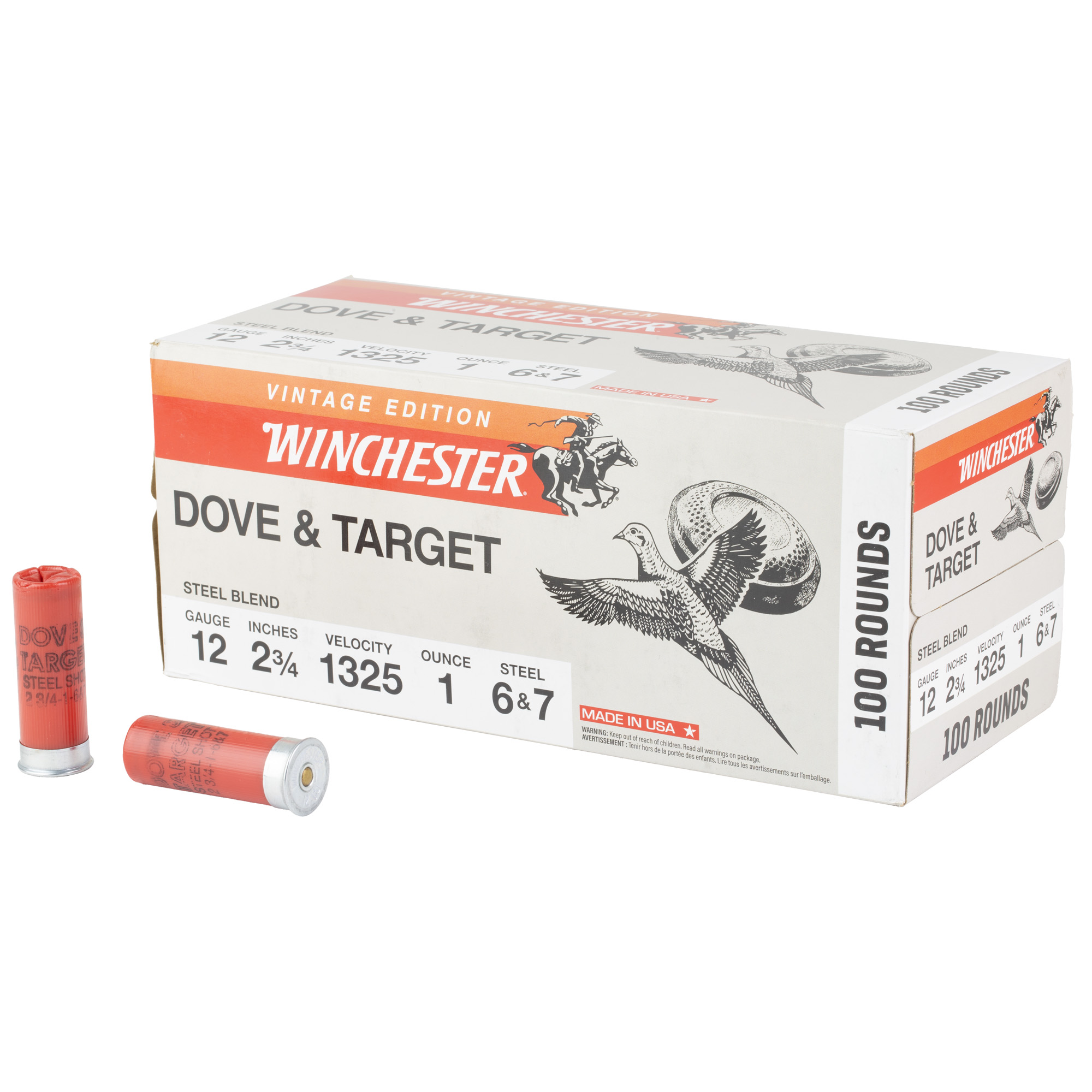 Winchester Sprx Steel 12 Gauge 2.75″ #6 100/200 bulk ammo product image