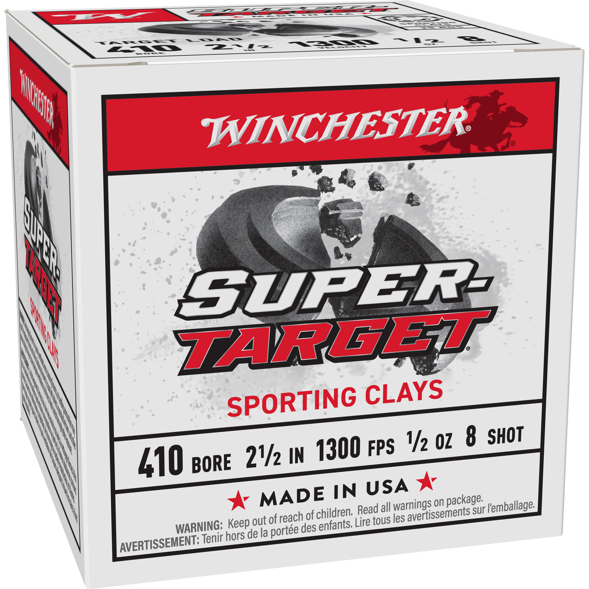 Winchester Super Trgt 410bor 2.5″ #8 25/250 bulk ammo product image