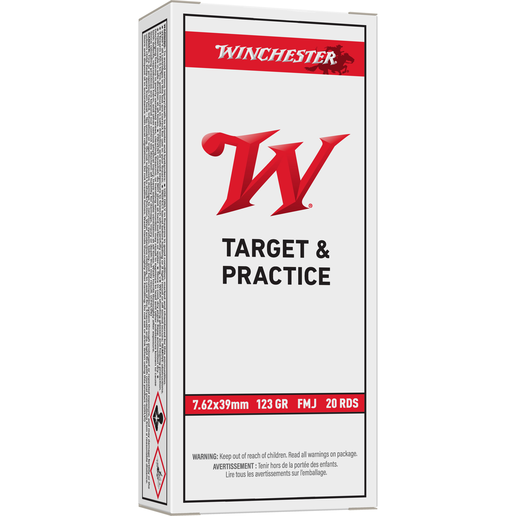 Winchester Usa 762×39 123 Grain FMJ 20/200 bulk ammo product image