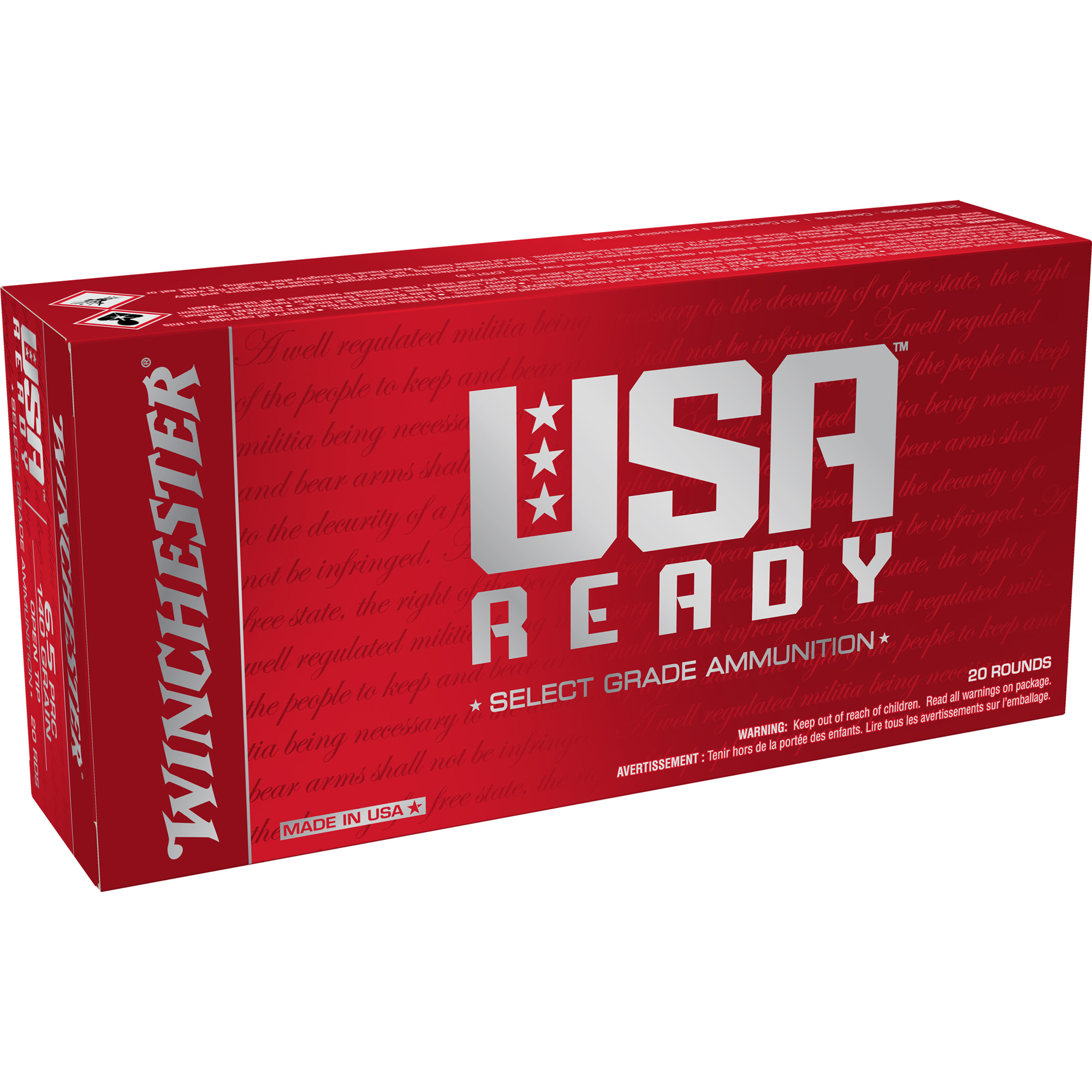 Winchester Usa Ready 6.5 PRC 140 Grain 20/200 bulk ammo product image