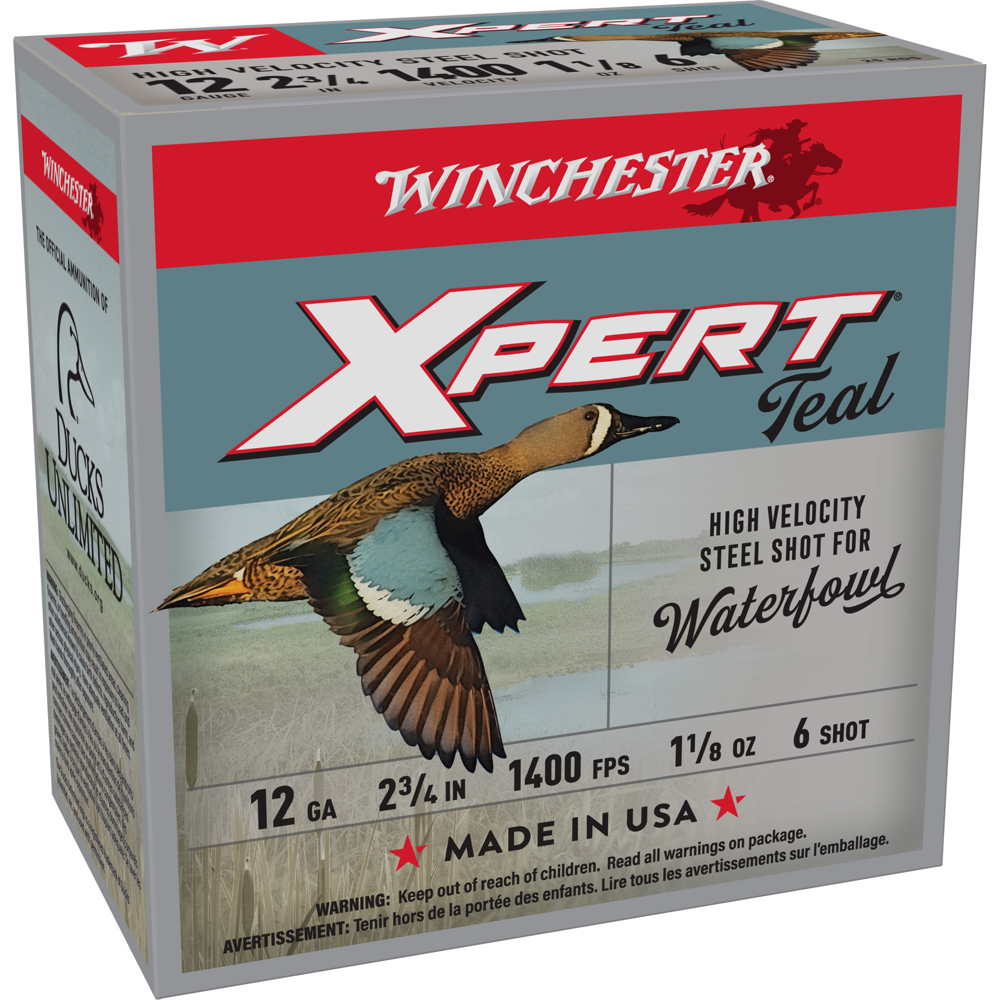 Winchester Xpert Steel 12 Gauge 2.75″ #6 25/250 bulk ammo product image