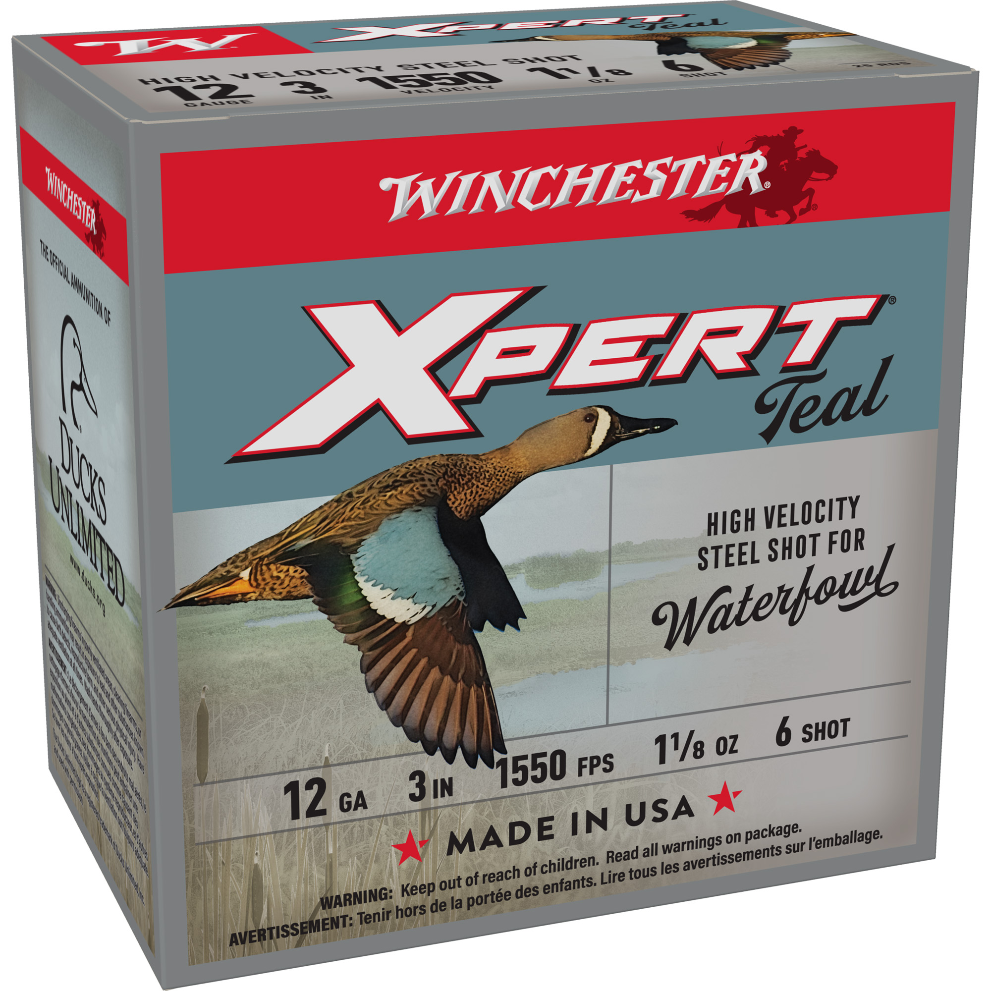 Winchester Xpert Steel 12 Gauge HV 3″ #6 25/250 bulk ammo product image