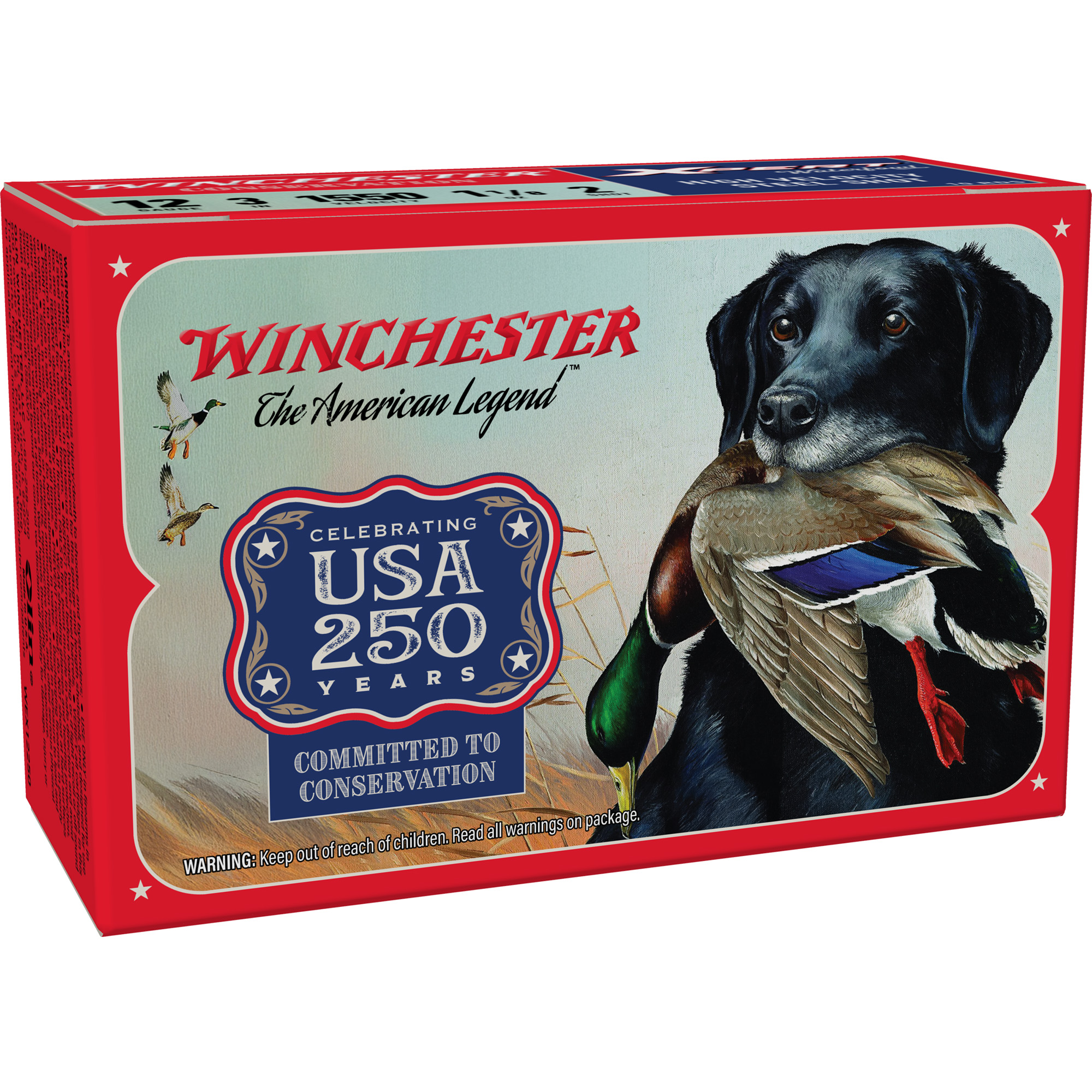 Winchester Xpert Stl 250th 12 Gauge 3″ #2 10/60 bulk ammo product image