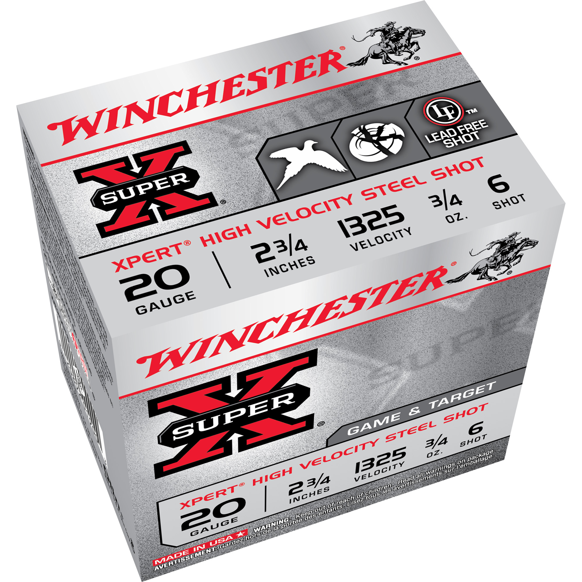 Winchester Xpert Trgt 20 Gauge 2.75″ #6 25/250 bulk ammo product image