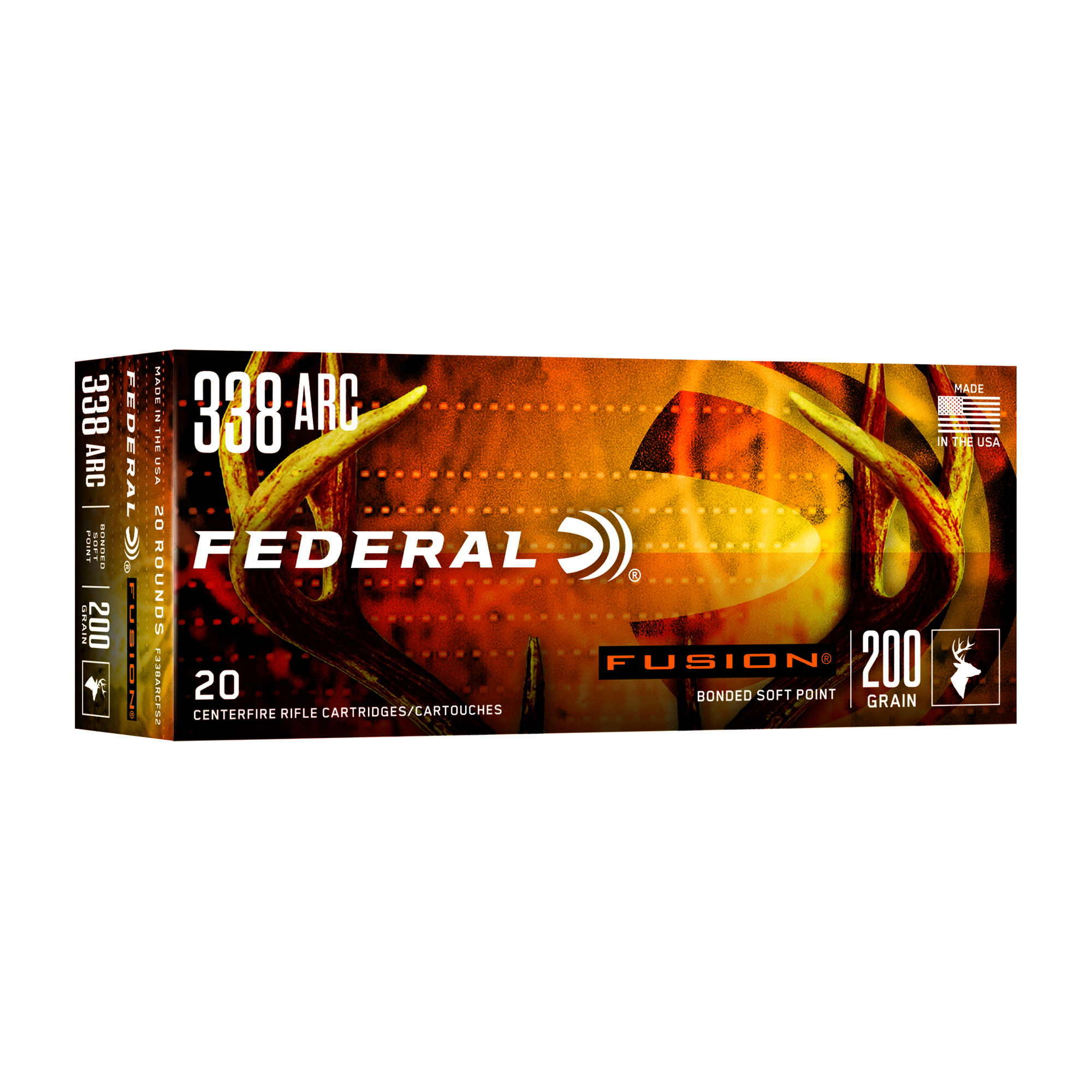 Federal Fusion 338arc 200 Grain SP 20/200 bulk ammo product image