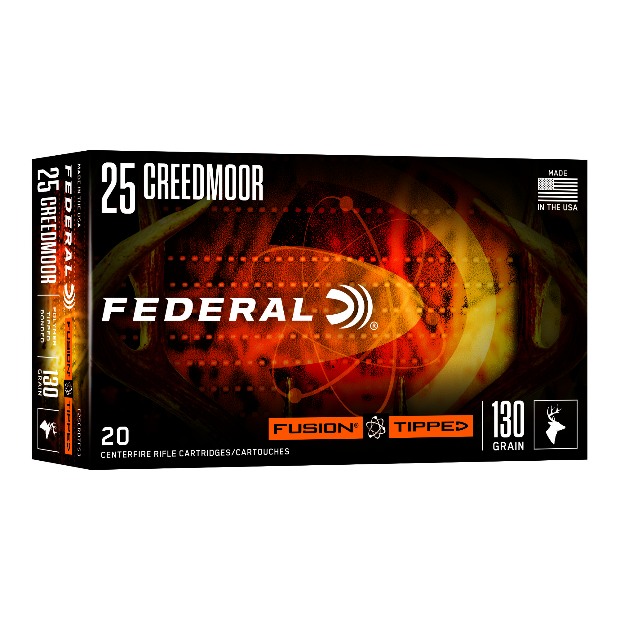 Federal Fusion Tipped 25cm 130 Grain 20/200 bulk ammo product image