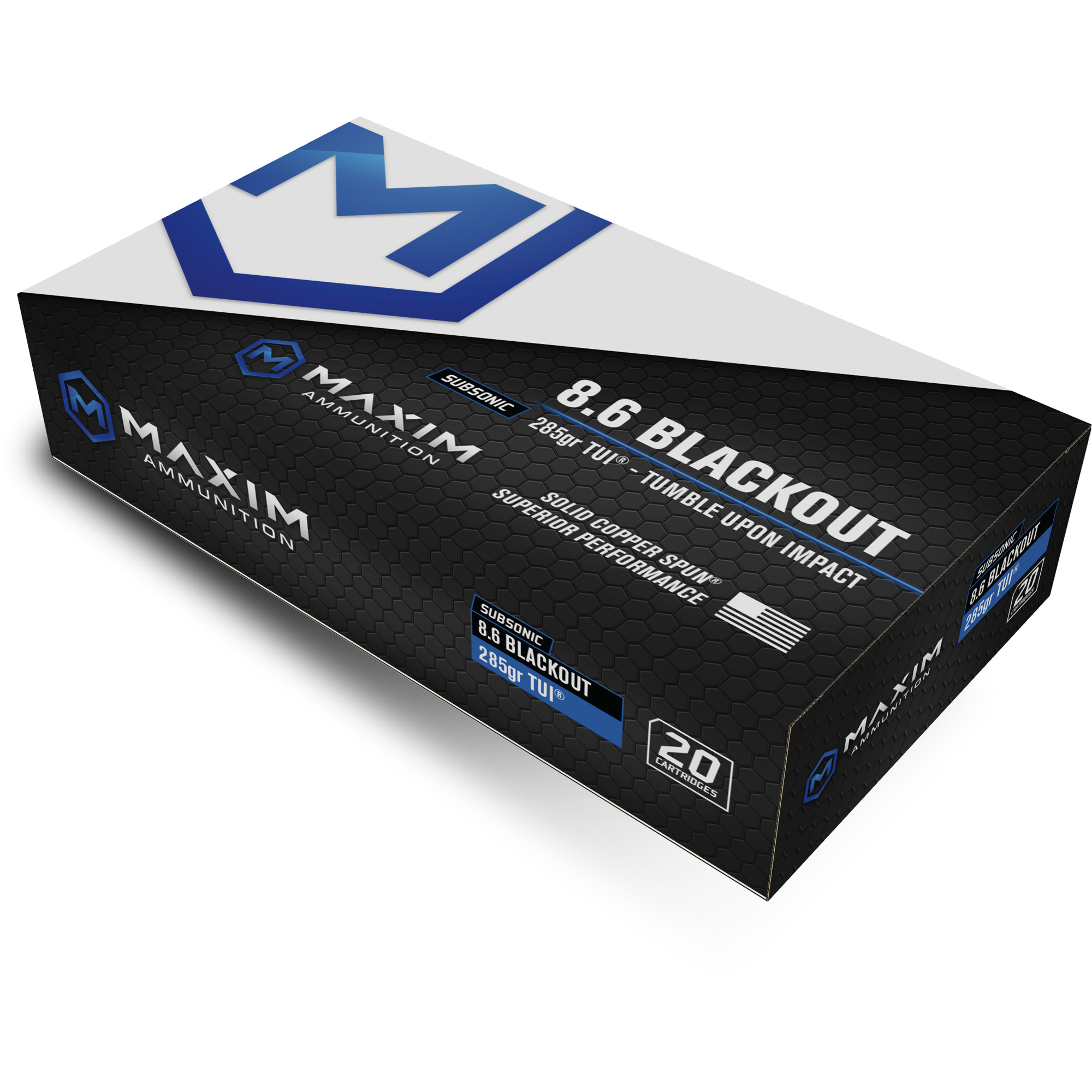 Maxim 8.6 BLK 235 Grain Tui Sba 20/200 bulk ammo product image
