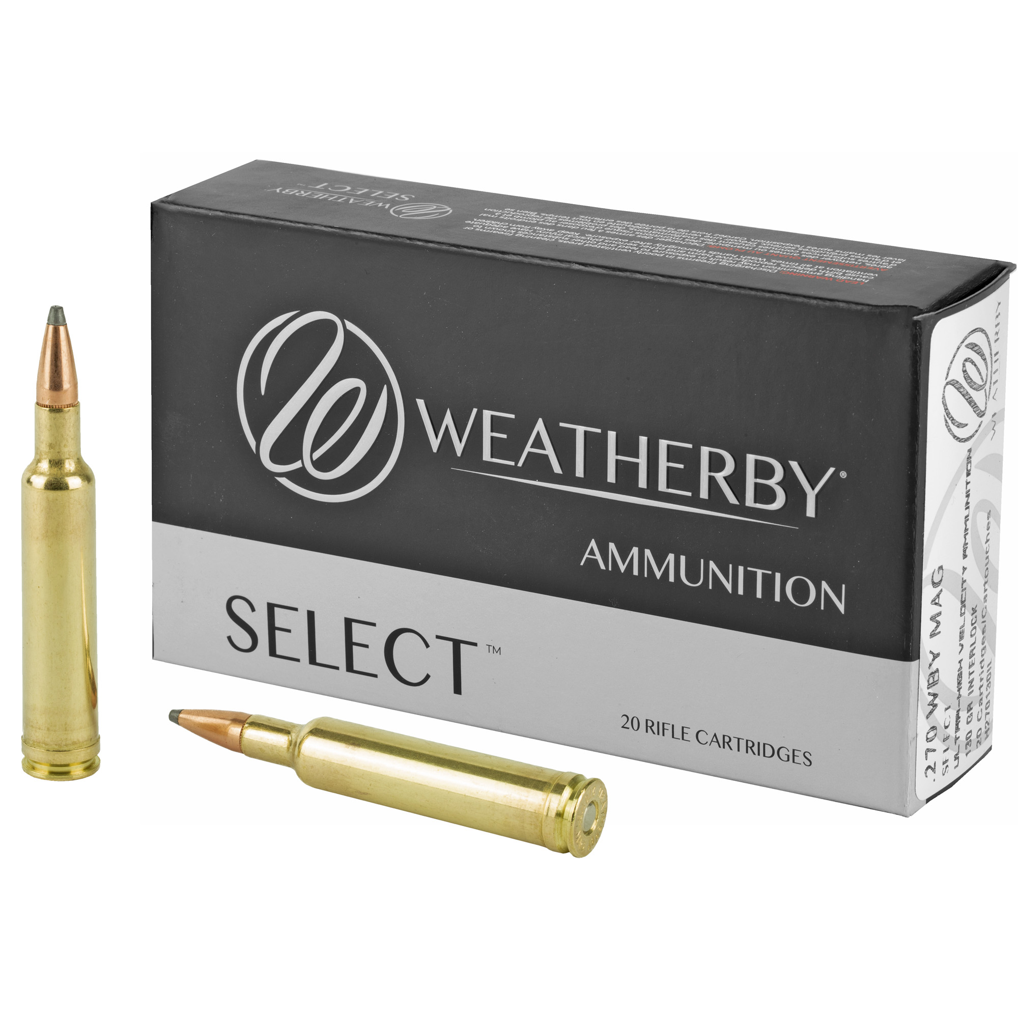 Wby Ammo 270wby 130 Grain Int 20/200 bulk ammo product image