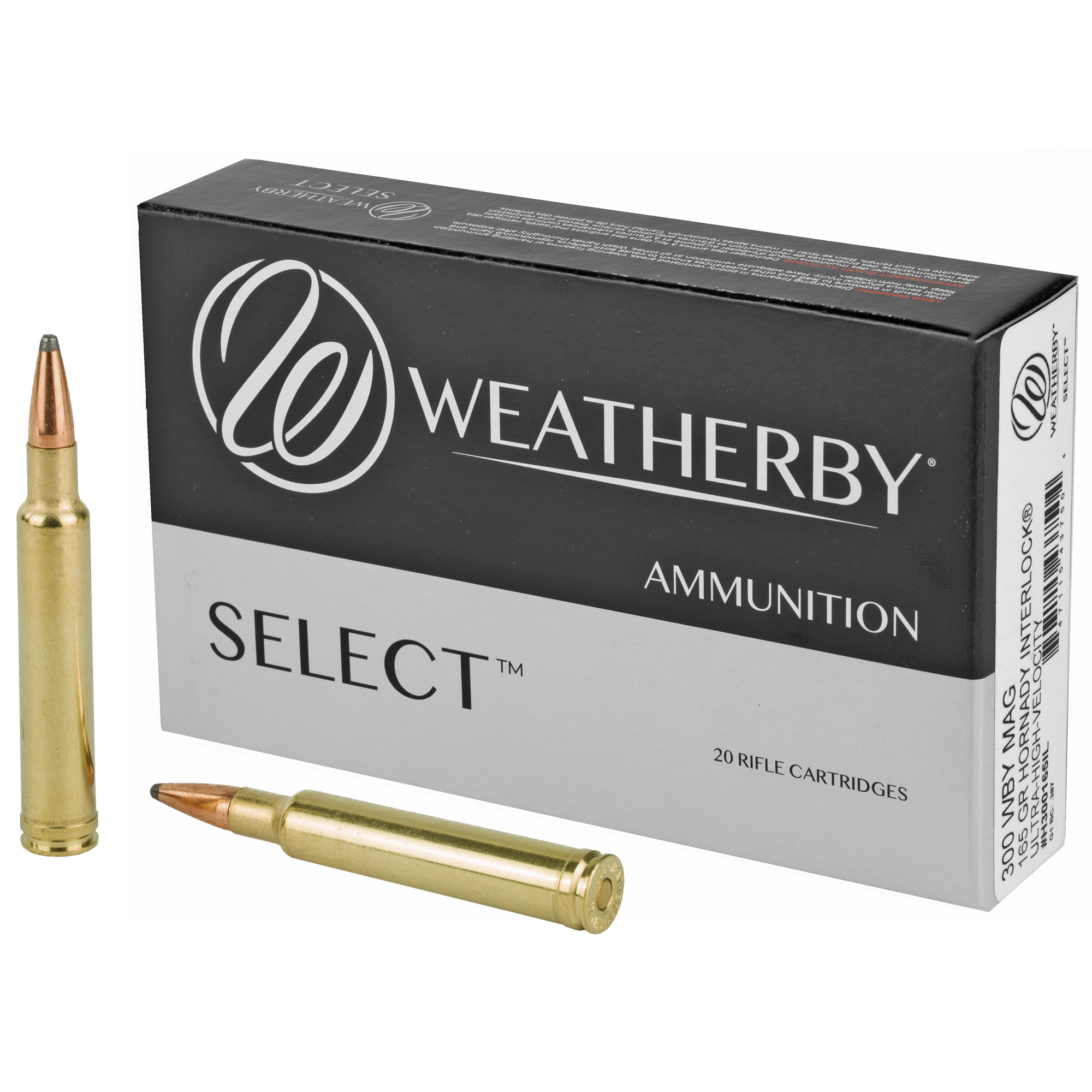 Wby Ammo 300wby 165 Grain Hrndy Inter bulk ammo product image