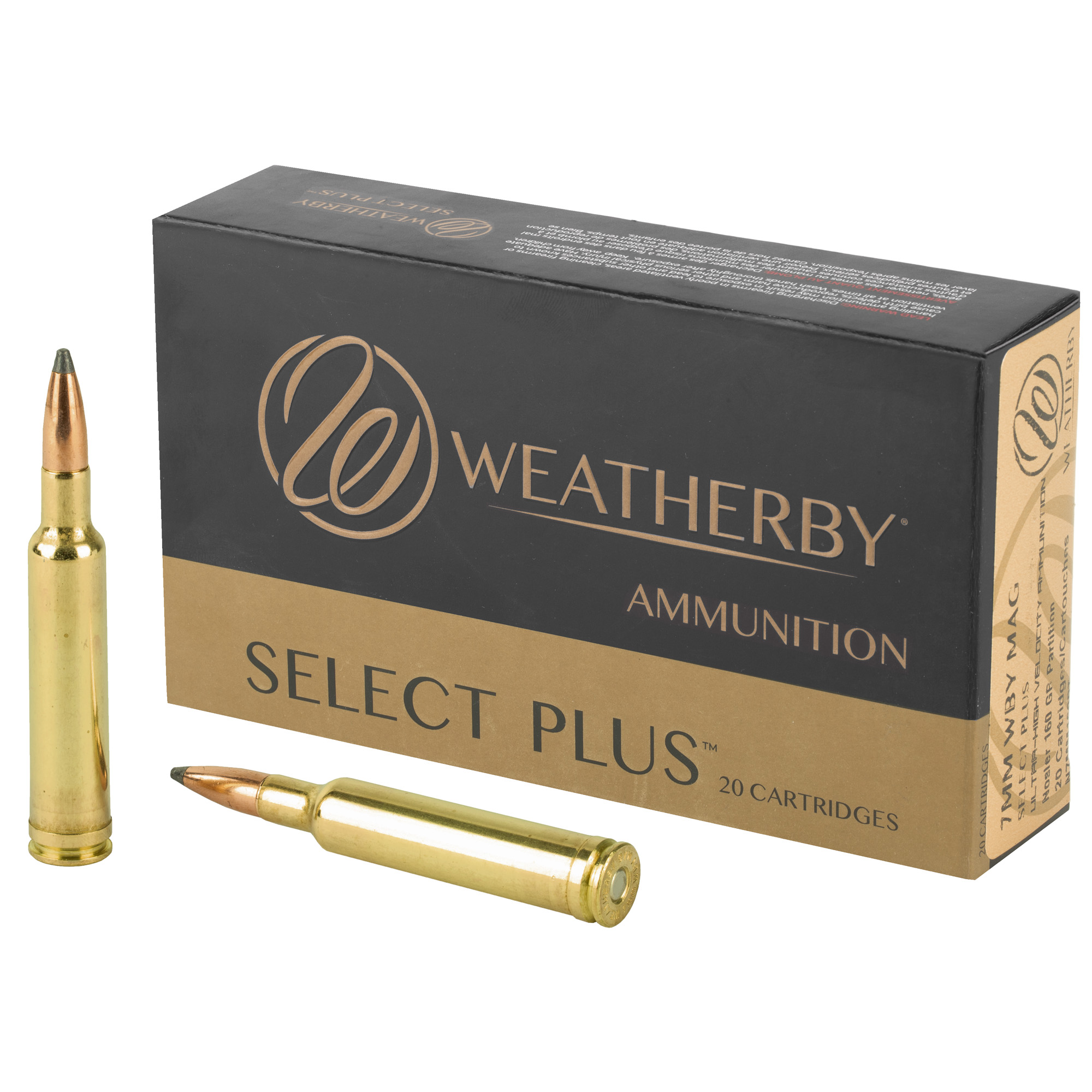 Wby Ammo 7mmwby 160 Grain Nos Prt 20/200 bulk ammo product image