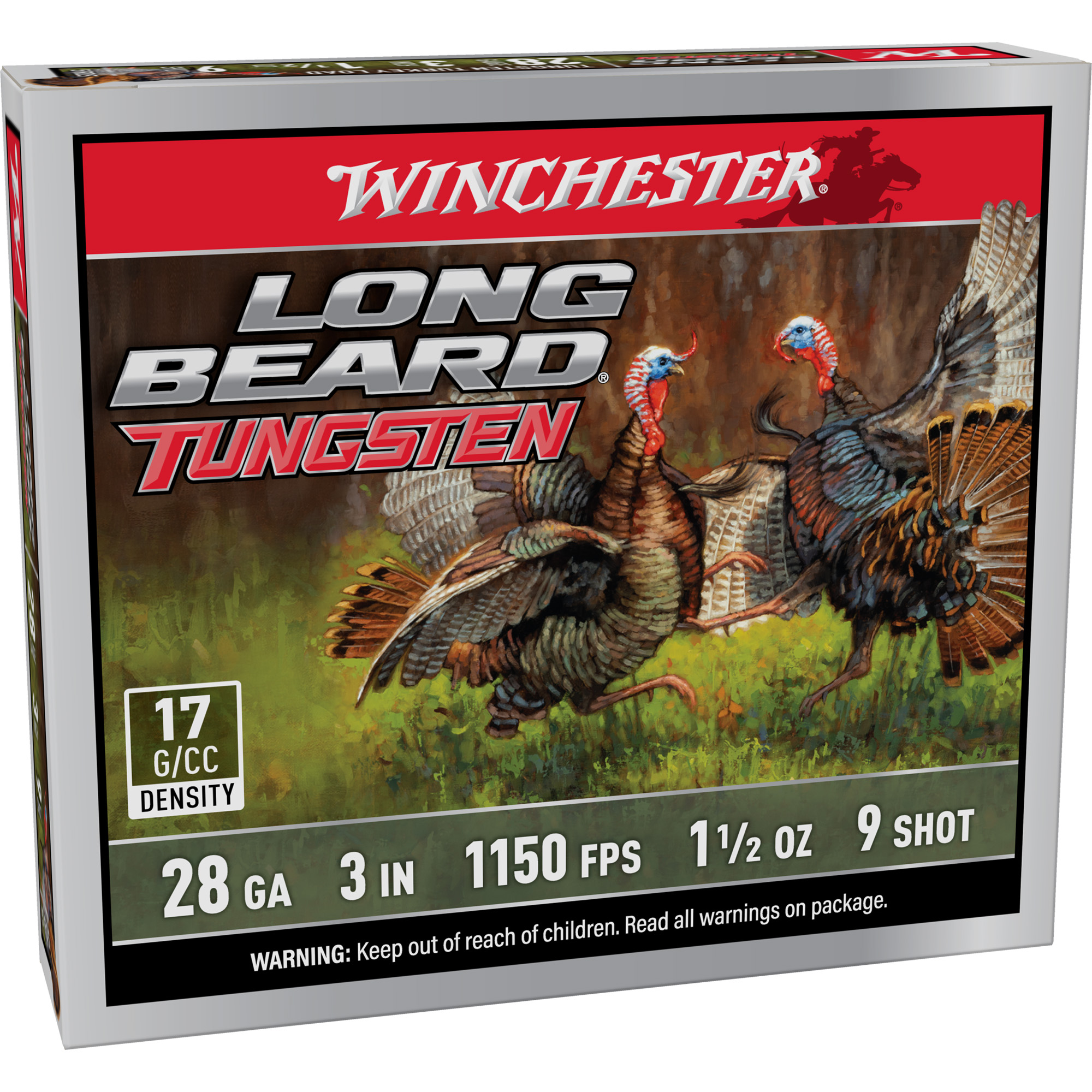 Winchester Long Beard Ts17 28 Gauge 3″ #9 5/50 bulk ammo product image